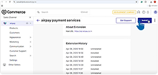 Add Payment Method → <br>Select airpay → <br>Click Install
